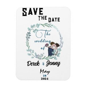 Die Hochzeit der blauen Liebenden Magnet
