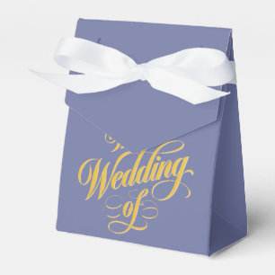 Die Hochzeit der Elegance: Blaubeere und Sonnensch Geschenkschachtel