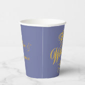 Die Hochzeit der Elegance: Blaubeere und Sonnensch Pappbecher (Rechts)
