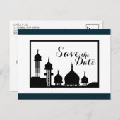 Die Hochzeit der islamischen Moschee rettet das Da Ankündigungspostkarte (Vorne/Hinten)