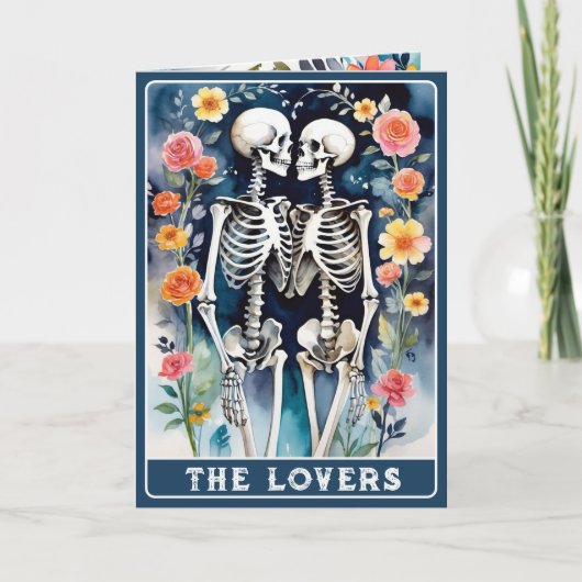 Die Hochzeit der Liebhaber des Tarots Skelette Programm (Vorderseite)