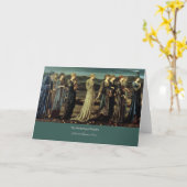 "Die Hochzeit der Psyche" von Edward Burne-Jones Karte (Gelbe Blume)