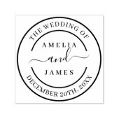 Die Hochzeit der Selbstfarben-Hochzeits-Briefmarke Permastempel (Design)