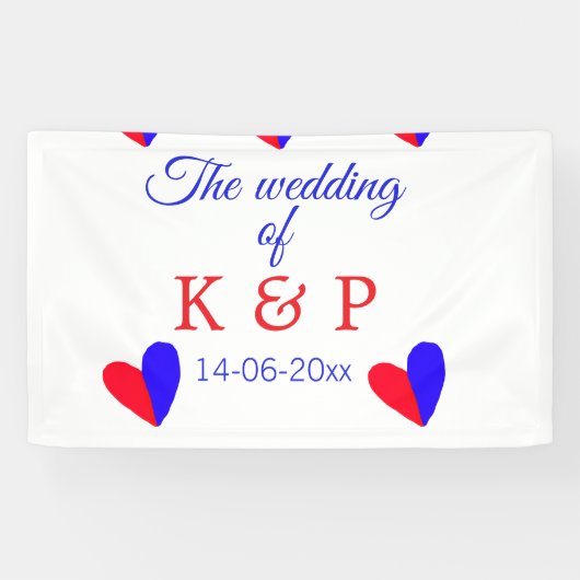 Die Hochzeit des Begleiters des Pärchens Anfangsbu Banner (Horizontal)