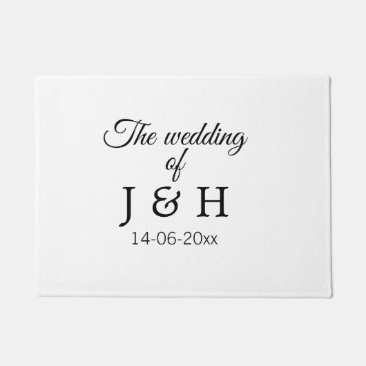 Die Hochzeit des Begleiters des Pärchens Anfangsbu Fußmatte (Vorderseite)