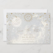 Die Hochzeit des Fotos der Sterne Save The Date (Vorderseite)