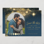 Die Hochzeit des Fotos der Sterne Save The Date (Vorne/Hinten)