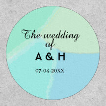 Die Hochzeit des Paares Anfangsbuchstabe des Namen