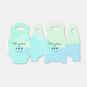 Die Hochzeit des Paares Anfangsbuchstabe des Namen Geschenkschachtel (Ungefaltet)