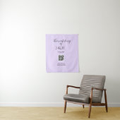 Die Hochzeit des Paares QR-Code-Scan-Detail Wandteppich (Beispiel)