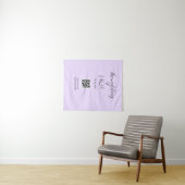 Die Hochzeit des Paares QR-Code-Scan-Detail Wandteppich (Beispiel (Horizontal))