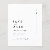 Die Hochzeit des Strandes speichert das Datum (Rückseite)