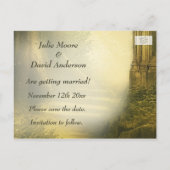 Die Hochzeit des verzauberten Waldschlages rettet Ankündigungspostkarte (Rückseite)