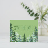 Die Hochzeit des Waldbaumes Rette die Postkarten (Stehend Vorderseite)