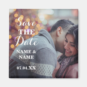Die Hochzeit des WeihnachtsSave the Date Magnet