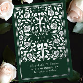 Die Hochzeit eines grünen Königsschwertes rettet d Folieneinladung