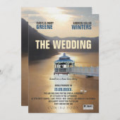 Die Hochzeit Einladung (Vorne/Hinten)