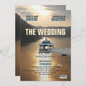 Die Hochzeit Einladung (Vorne/Hinten)