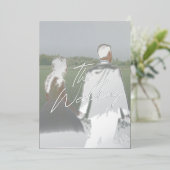 Die Hochzeit Folieneinladung (Stehend vorne)