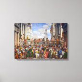 Die Hochzeit in Cana | Paolo Veronese | Leinwanddruck (Vorderseite)