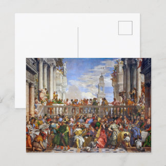 Die Hochzeit in Cana | Paolo Veronese | Postkarte