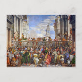 Die Hochzeit in Cana | Paolo Veronese | Postkarte (Vorderseite)