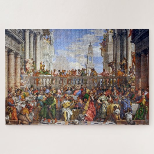 Die Hochzeit in Cana | Paolo Veronese | Puzzle (Horizontal)