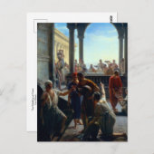 Die Hochzeit in Cana von Carl Bloch Postcard Postkarte (Vorne/Hinten)