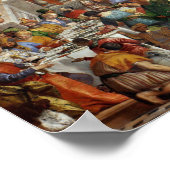 Die Hochzeit in Cana von Paolo Veronese - Poster (Ecke)