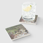 Die Hochzeit in Yport, 1886 Steinuntersetzer (Seitenansicht)