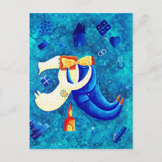 Die Hochzeit Postkarte (Vorderseite)