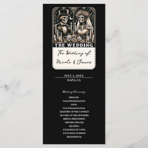 DIE HOCHZEIT Tarot-Skelette Braut & Bräutigam Prog Programm
