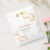 Die Hochzeit von add Braut Bräutigam Name Datum Pf Geschenktütchen (Versiegelt)