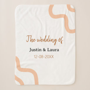 Die Hochzeit von add Braut Bräutigam Name Datum Pf Sherpadecke
