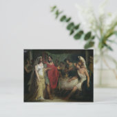 Die Hochzeit von Alexander dem Großen und Roxana Postkarte (Stehend Vorderseite)