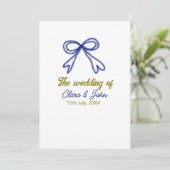 Die Hochzeit von Goldmedaille Einladung (Stehend Vorderseite)