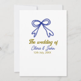 Die Hochzeit von Goldmedaille Einladung