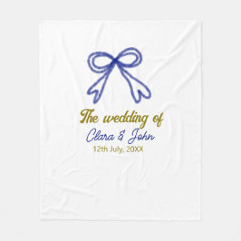 Die Hochzeit von Goldmedaille Fleecedecke