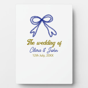Die Hochzeit von Goldmedaille Fotoplatte