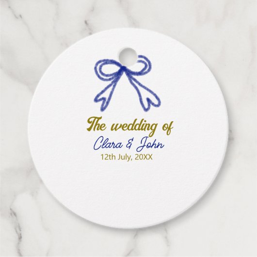 Die Hochzeit von Goldmedaille Geschenkanhänger (Vorderseite)