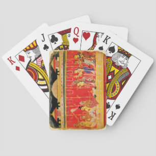 Die Hochzeit von Krishnas Eltern, aus einer zerstr Spielkarten