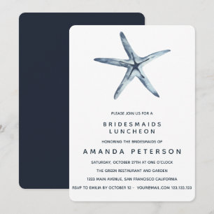 Die Hochzeit von Luncheon bei der Blue Starfish Br Einladung
