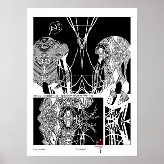 "Die Hochzeit" von meinen Lieblings-Mars-Comicen Poster (Vorne)