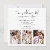 Die Hochzeit von Minimalistischem QR-Code Simple Einladung (Vorderseite)