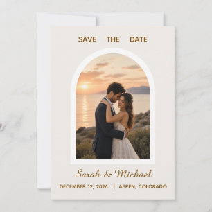Die Hochzeit von Modern Arch Photo Save the Date