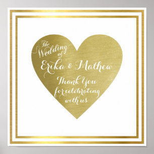 die Hochzeit von (Paar Namen), Empfang Liebe Poster