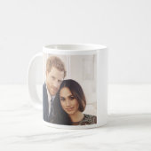 Die Hochzeit von Prinzen Harry zu Meghan Markle. Kaffeetasse (Vorderseite Links)