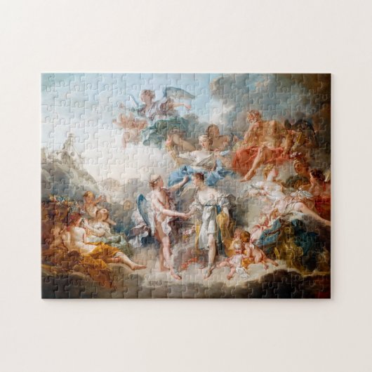 Die Hochzeit von Psyche und Amour Francois Boucher Puzzle (Horizontal)