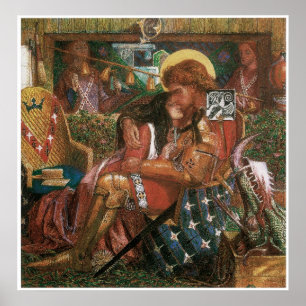 Die Hochzeit von St George u. von Prinzessin Sabra Poster