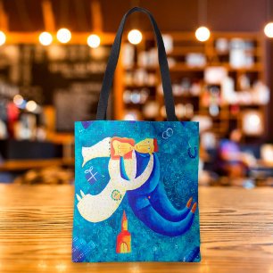 Die Hochzeit Zeitgenössische Kunstmalerei Tasche